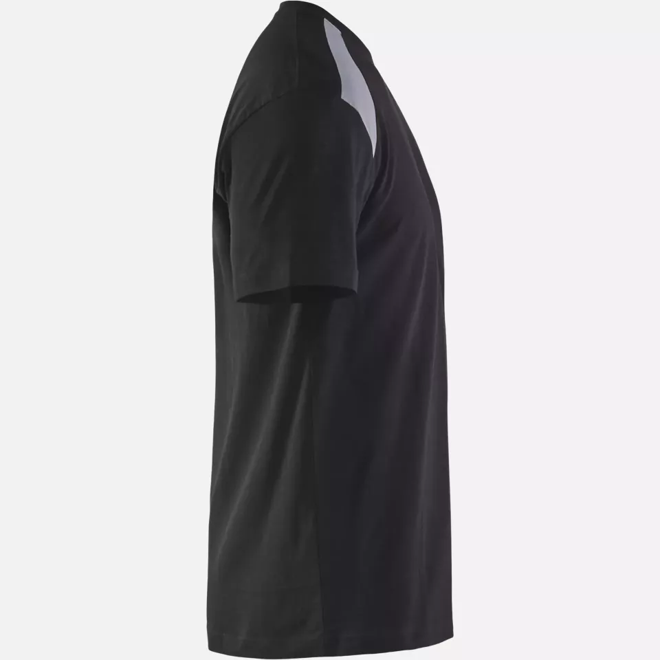 Blaklader 337910429994, T-Shirt, Schwarz/Grau, image 2, gallery thumbnail