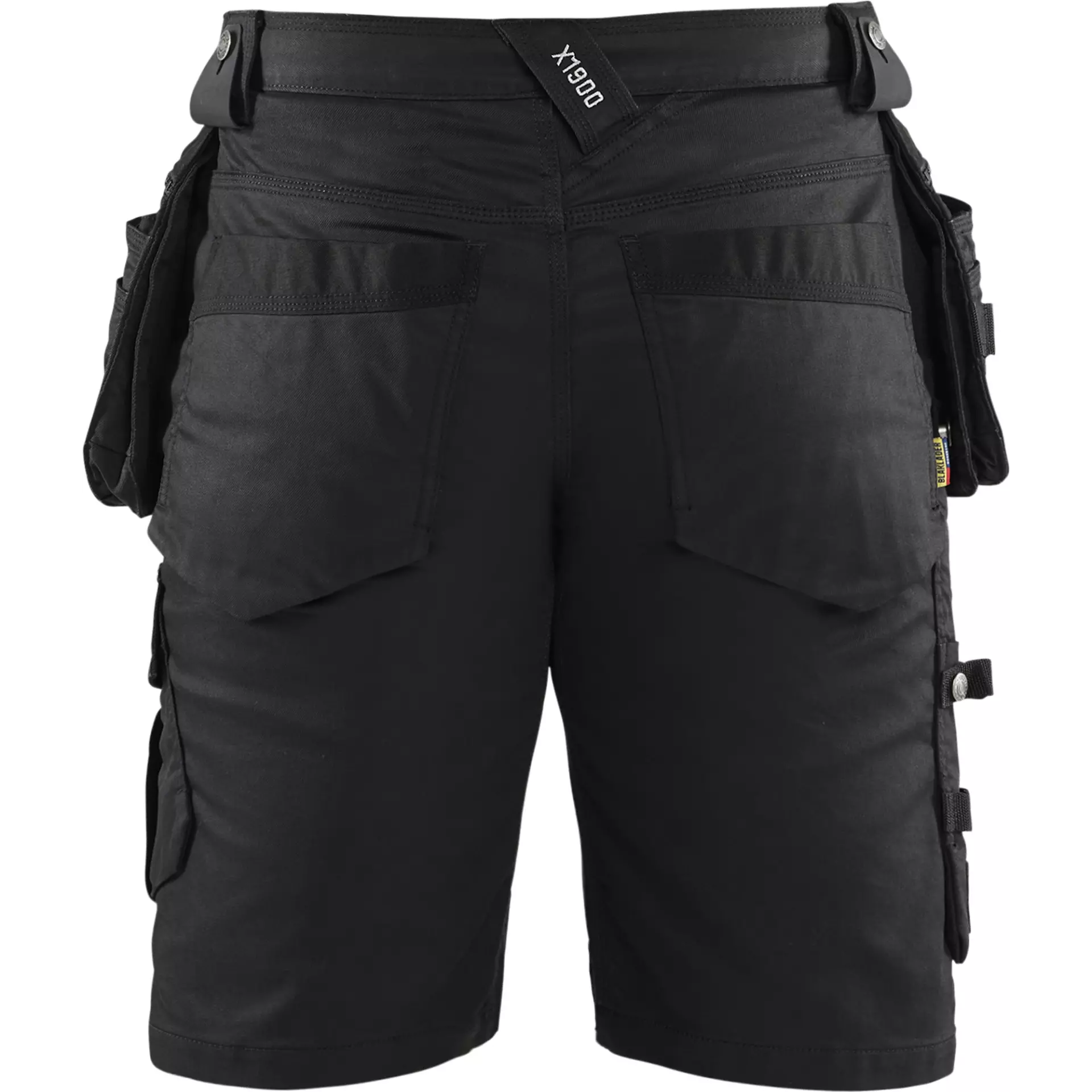 Blaklader 199211419999, X1900 Stretch Craftsman Shorts, Black/Black, image 4