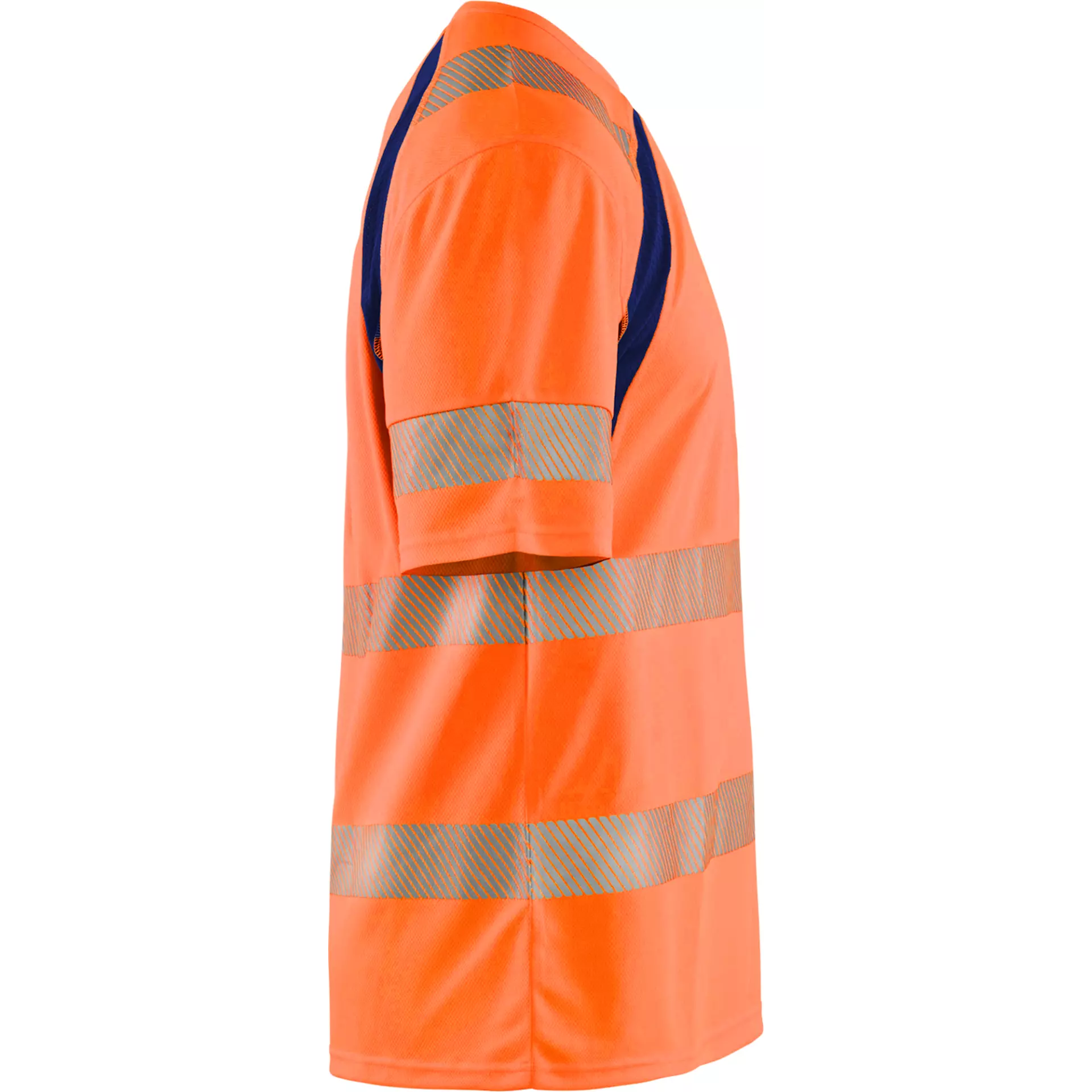 Blåkläder 339710135389, High Vis UV Schutz T-Shirt, Orange/Marineblau, image 2