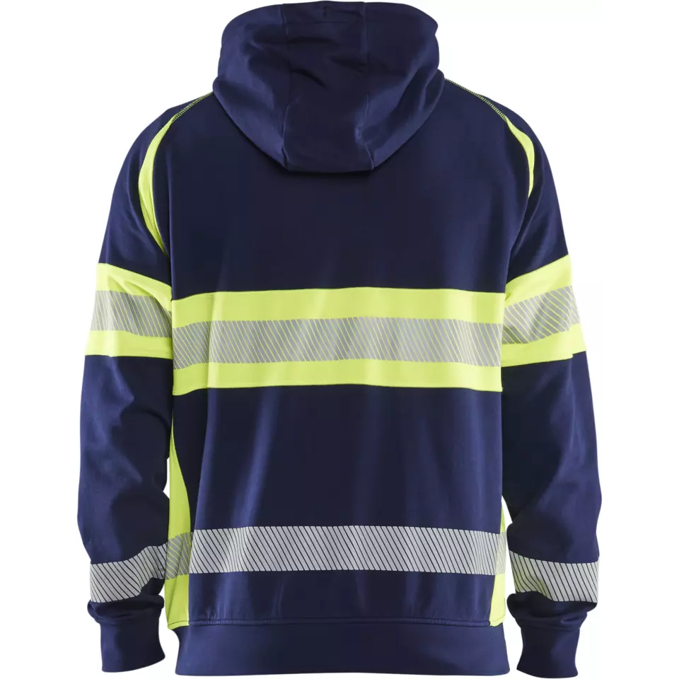 Blaklader 355211588933, High Vis Kapuzenjacke, Marineblau/ Gelb, image 4, gallery thumbnail