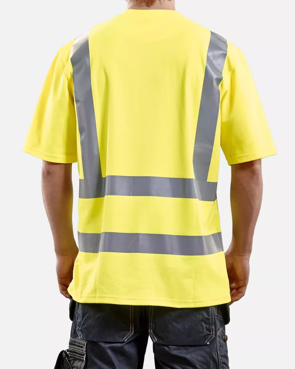 Blaklader 338010703300, High Vis UV Protection T-Shirt, Yellow, image 6, gallery thumbnail
