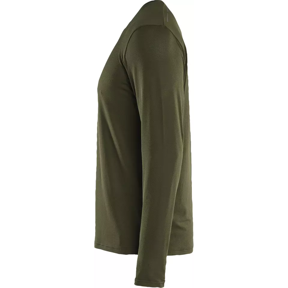 Blåkläder 342311264209, Functional UV Protection Long Sleeve Shirt, Forest Green, image 3, gallery thumbnail