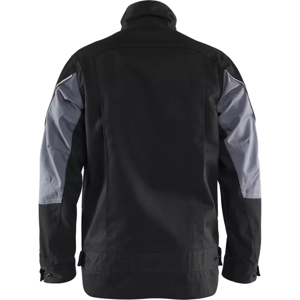 Blåkläder 406115169994, Flame Resistant Jacket, Black/Grey, image 4, gallery thumbnail