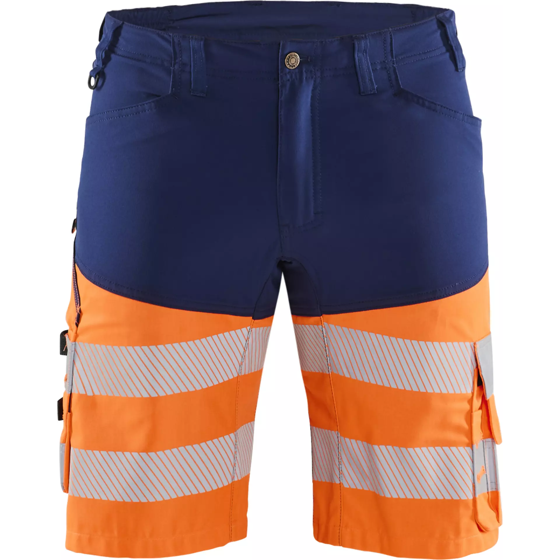 Blaklader 154118118953, High Vis Stretch Shorts, Navy Blue/Orange