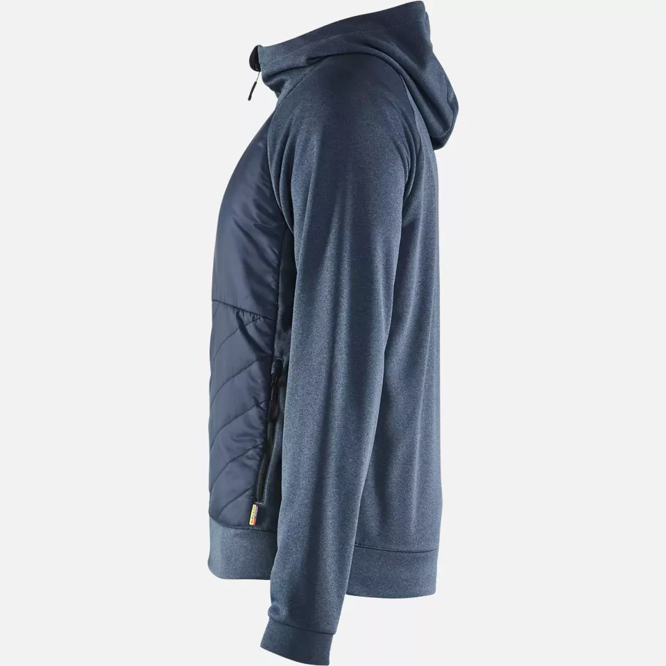 Blaklader 346325338286, Hybrid Sweatshirt, Dove Blue/Dark Navy, image 3, gallery thumbnail