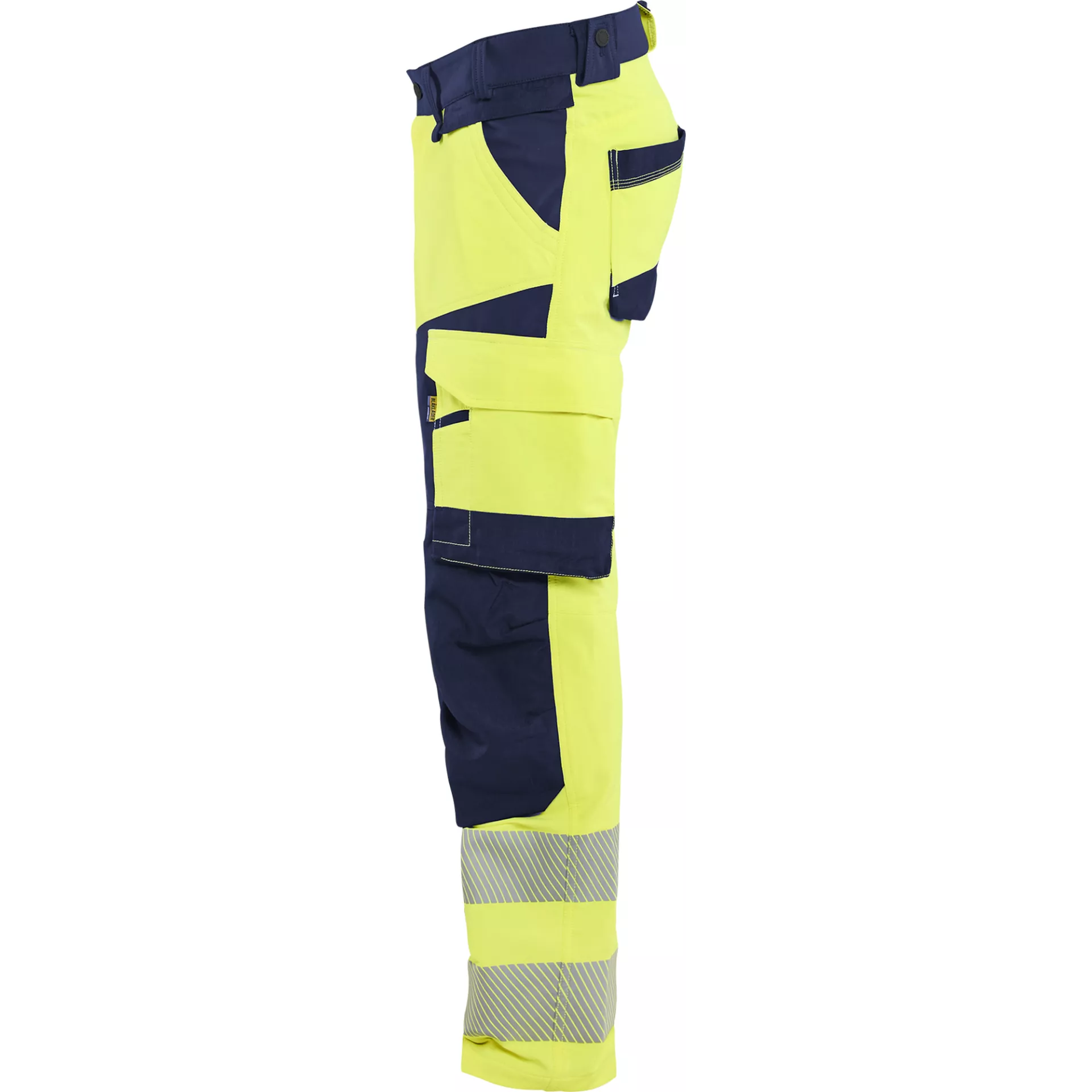 Blaklader 112416483389, Hi-Vis Work Trousers 4-Way Stretch, Hi-Vis Yellow/Navy Blue, image 3