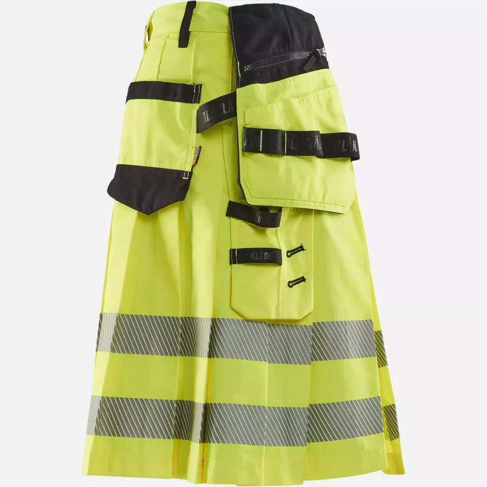 Blaklader 192118313399, High Vis Kilt, Gelb/Schwarz, image 2, gallery thumbnail