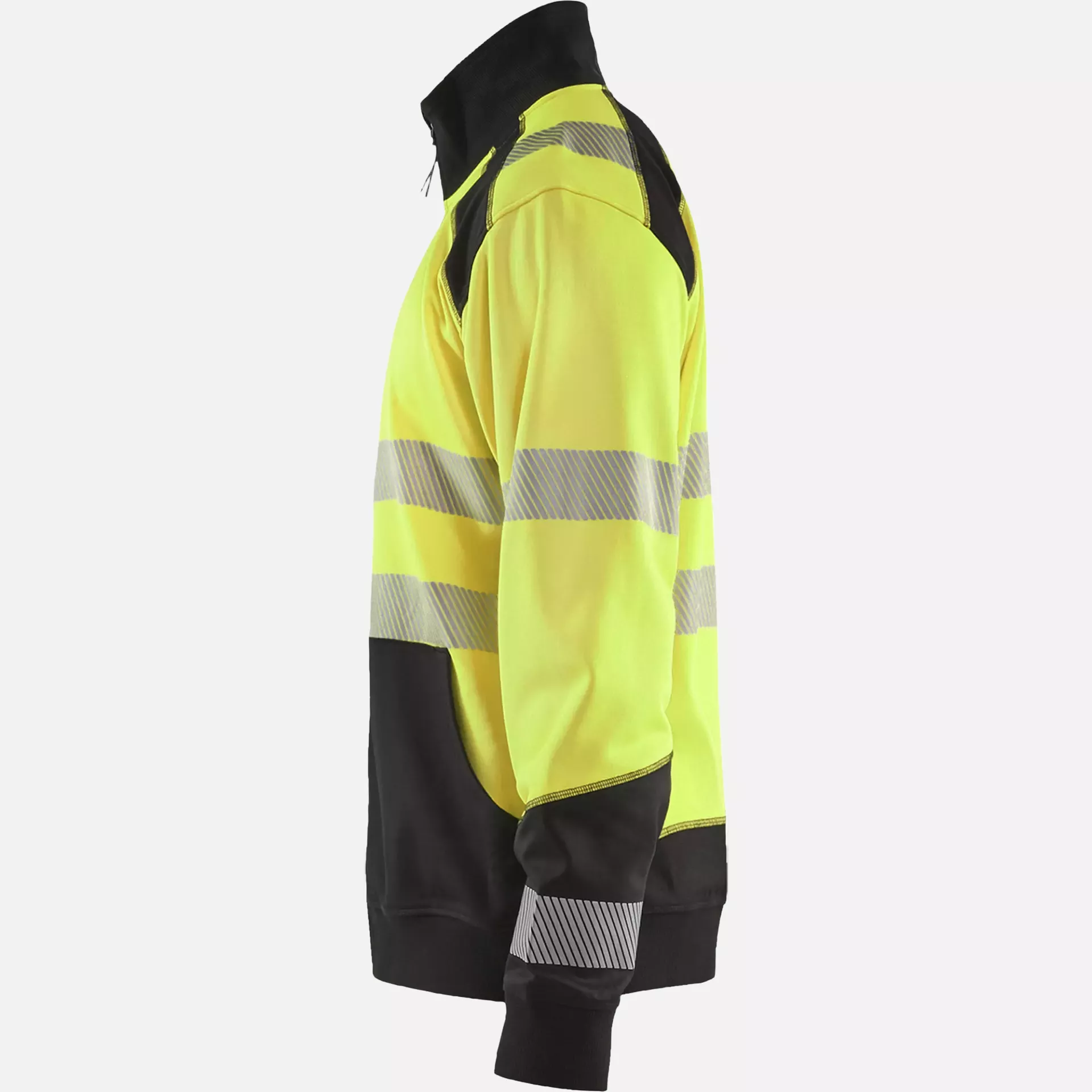 Blaklader 355825283399, High Vis Zip Sweatshirt, Yellow/Black, image 3