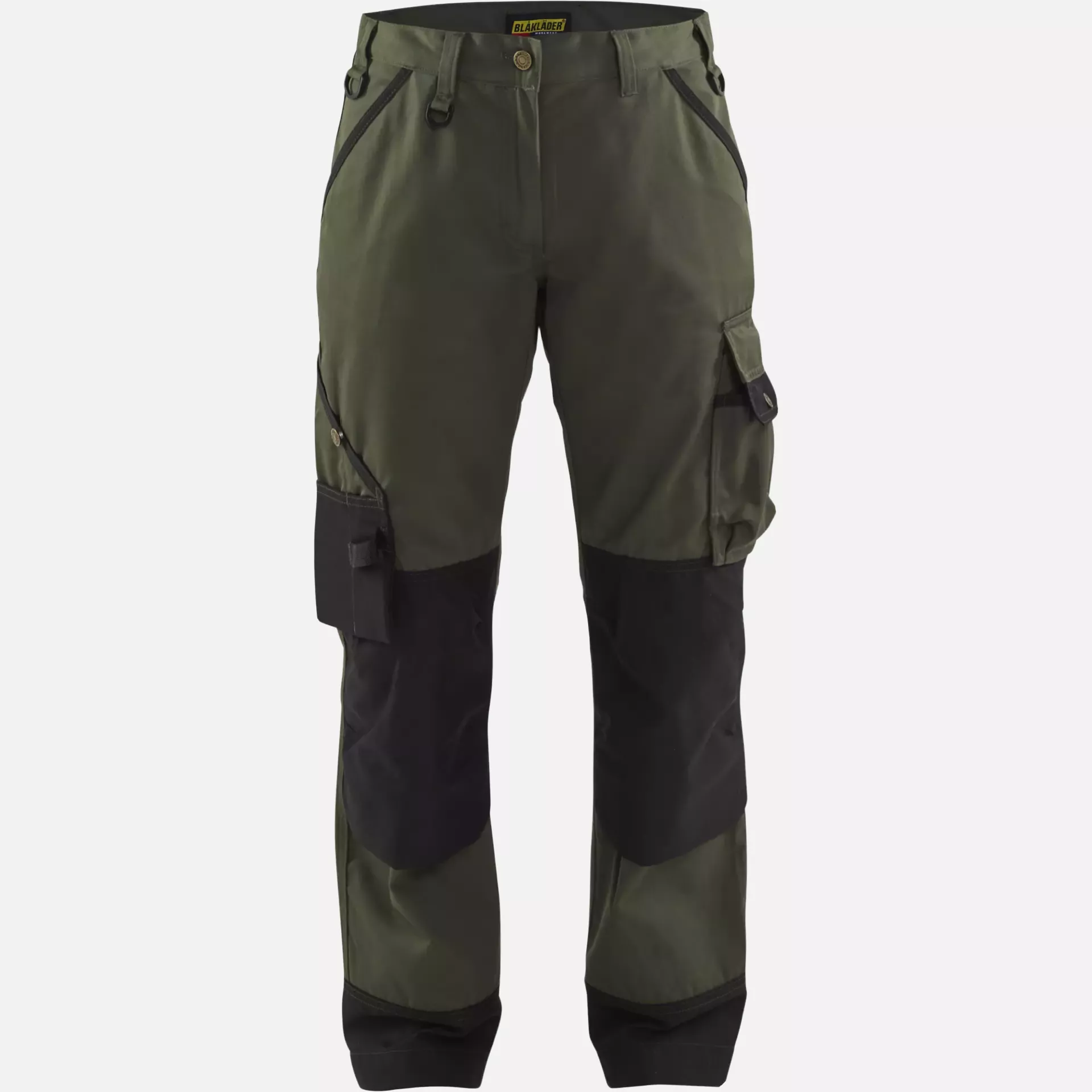 Blaklader 715418354699, Women's Garden Work Trousers, Army Green/Black, image 1
