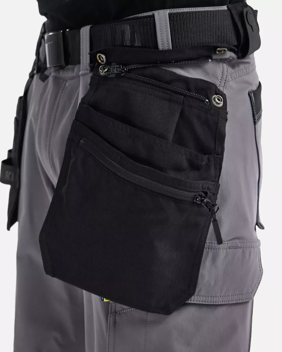 Blaklader 170216459699, 4-Way Stretch Craftsman Shorts, Medium Grey/Black, image 6, gallery thumbnail