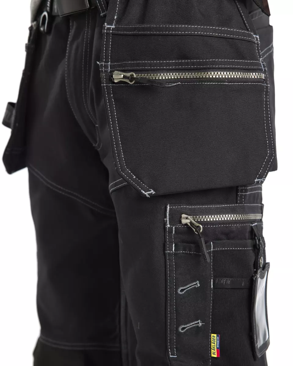 Blaklader 179013709900, Stretch Craftsman Work Trousers, Black, image 6, gallery thumbnail