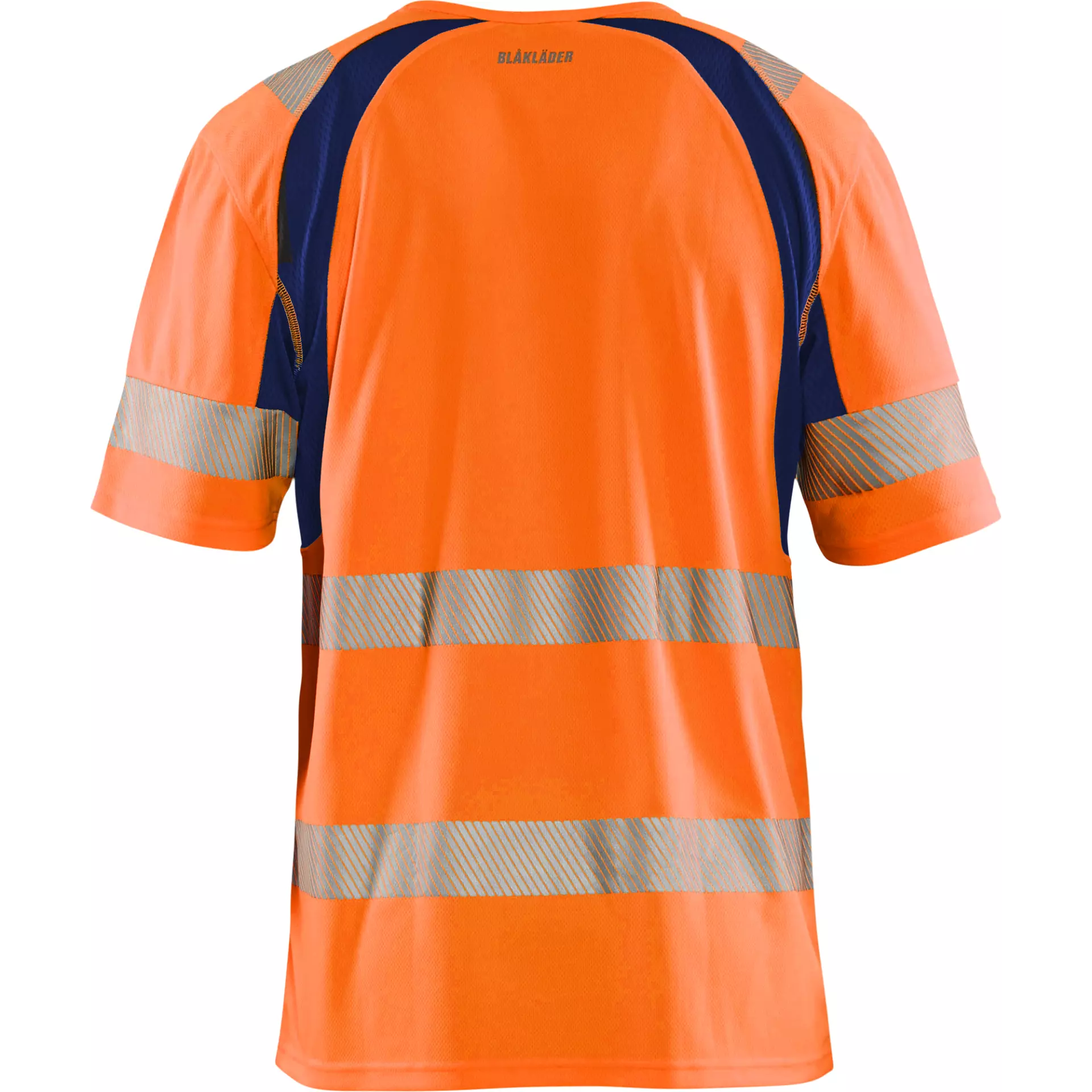 Blåkläder 339710135389, High Vis UV Schutz T-Shirt, Orange/Marineblau, image 4