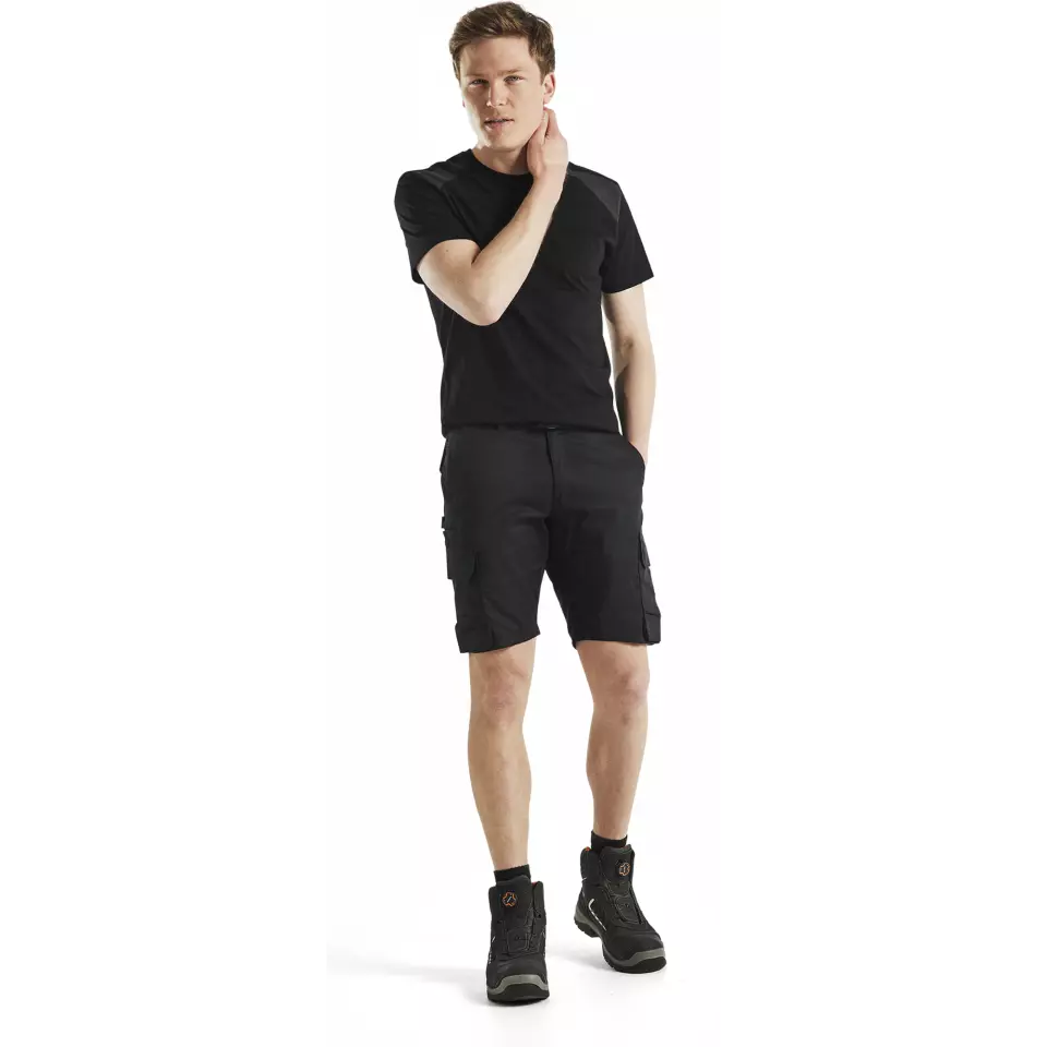 Blaklader 144618329900, Industry Stretch Shorts, Black, image 5, gallery thumbnail