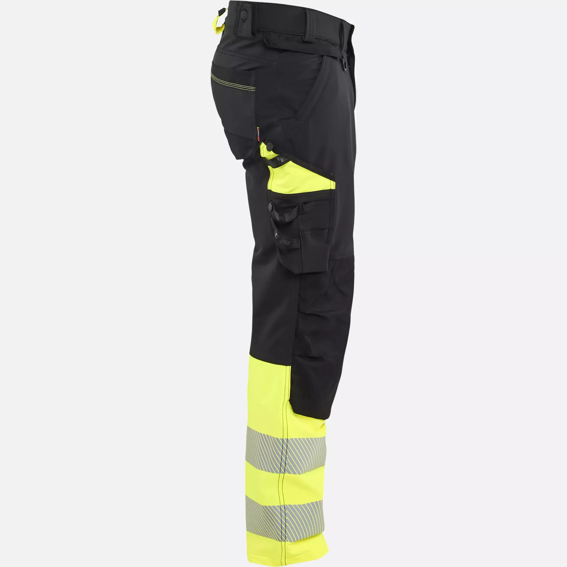 Blaklader 112616489933, Hi-Vis Work Trousers 4-Way Stretch, Black/Hi-Vis Yellow, image 2