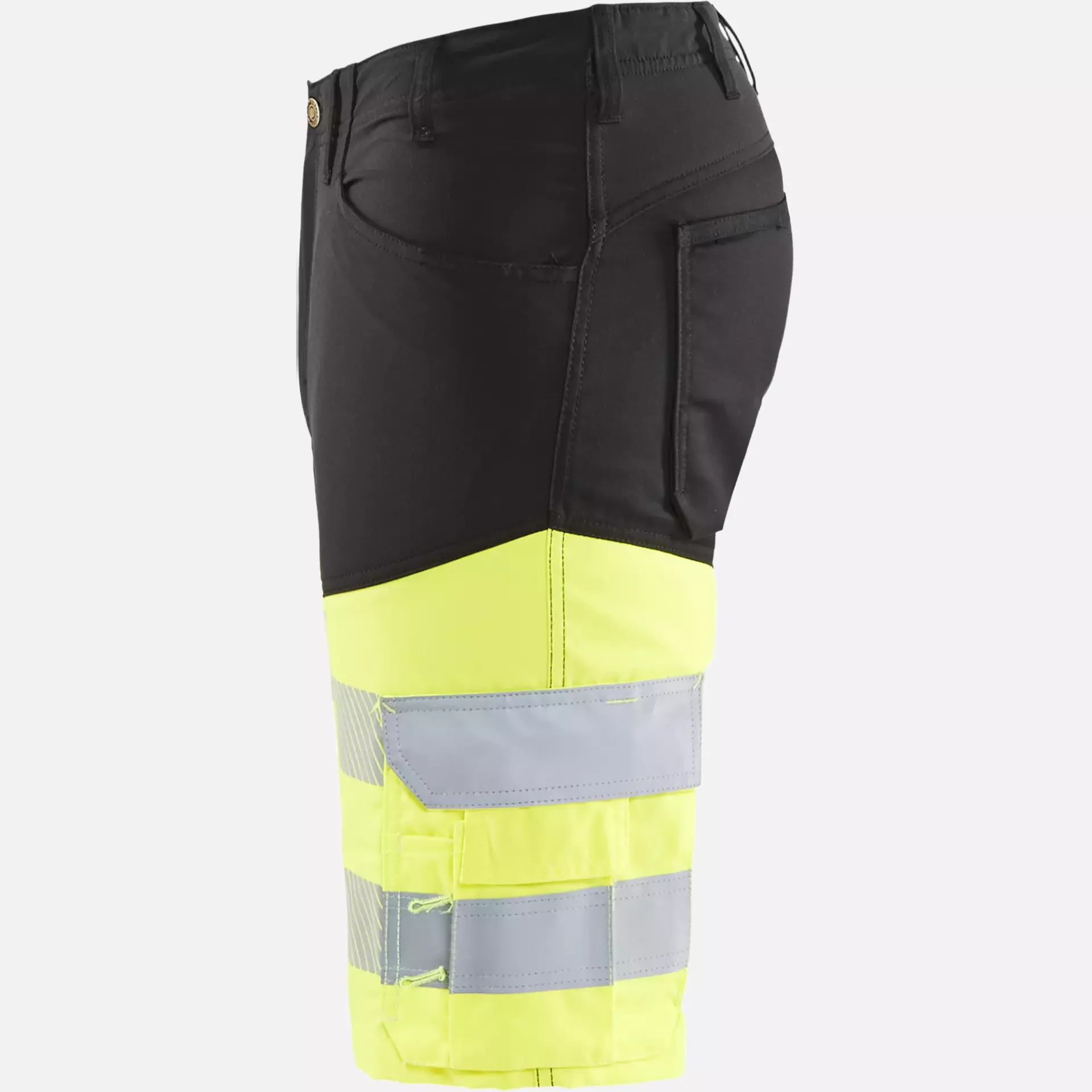 Blaklader 154118119933, High Vis Stretch Shorts, Black/Yellow, image 3