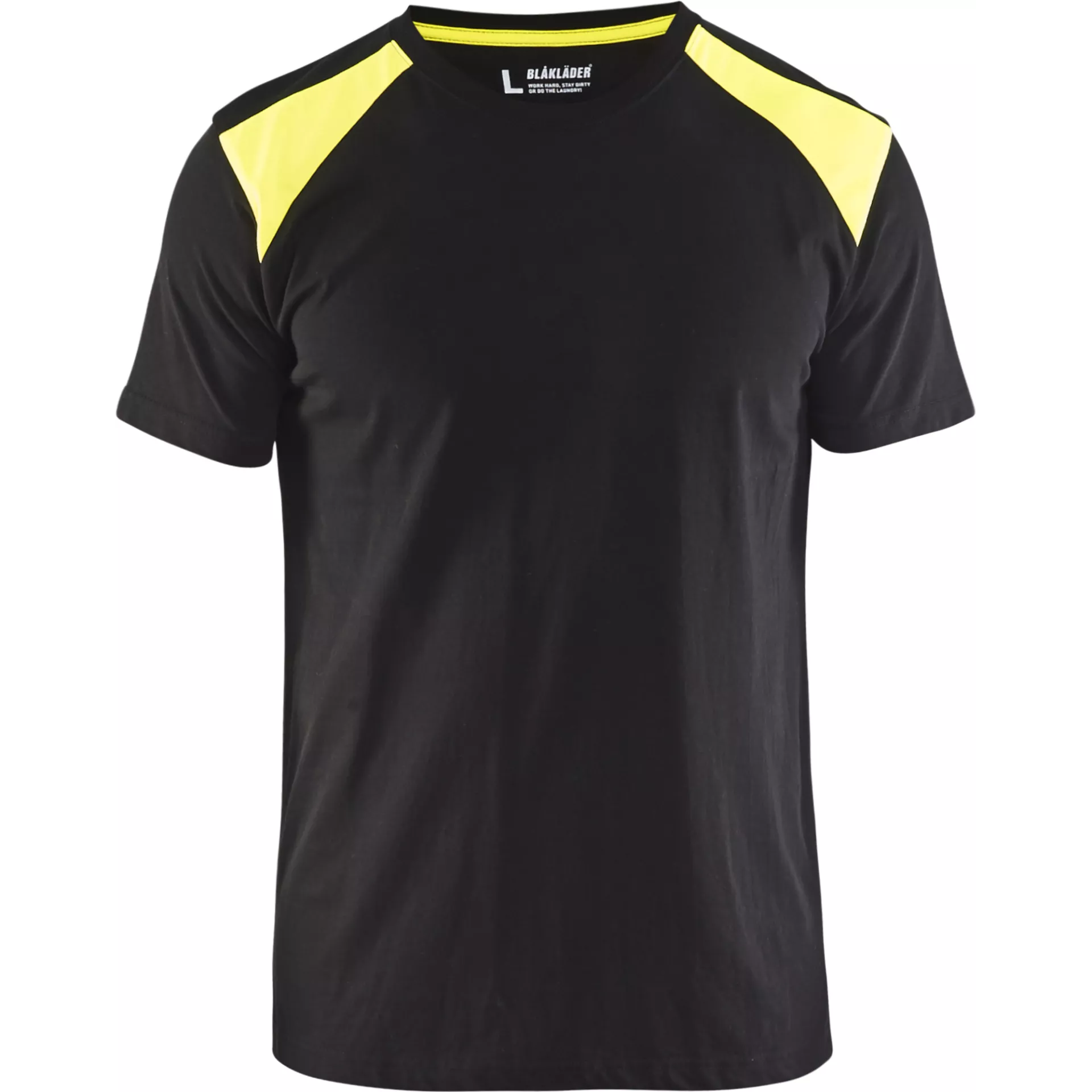 Blaklader 337910429933, T-Shirt, Black/Yellow