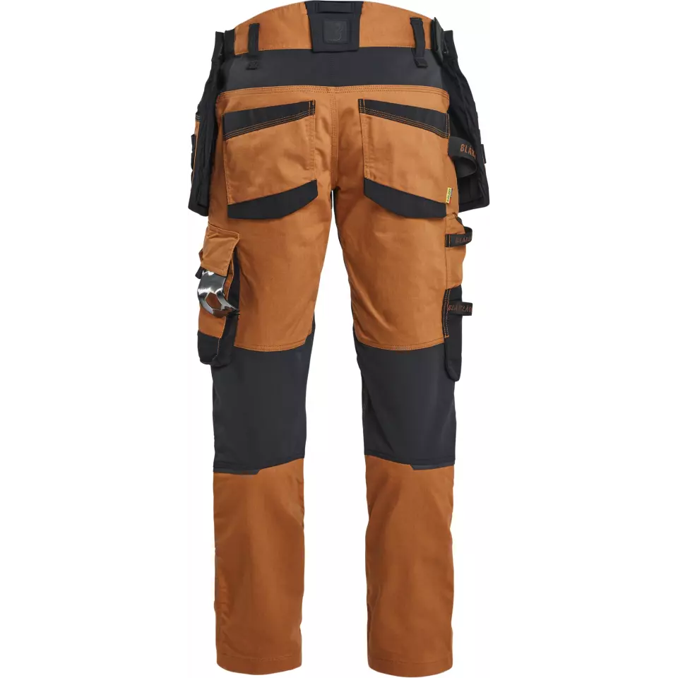 Blåkläder 197011494099, STRIKER Stretch Craftsman Work Trousers, Rust/Black, image 4, gallery thumbnail
