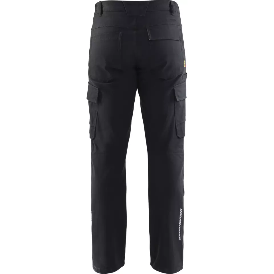 Blaklader 146613449900, Industry Stretch Work Trousers, Black, image 4, gallery thumbnail