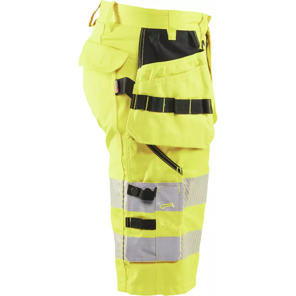 Blåkläder 158618113300, High Vis Stretch Shorts, Yellow, image 2, gallery thumbnail