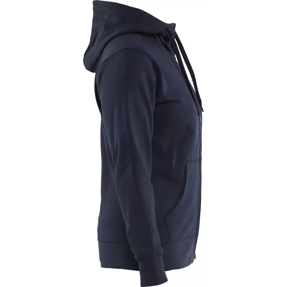 Blåkläder 339511588600, Women's Zip Hoodie, Dark Navy Blue, image 2, gallery thumbnail