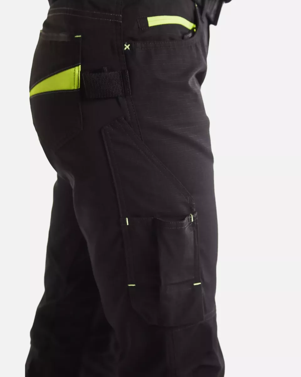 Blaklader 719513309933, Damen Stretch Arbeitshose, Schwarz/Gelb, image 14, gallery thumbnail