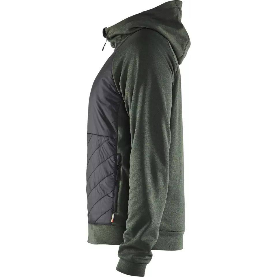 Blaklader 346325334199, Hybrid Sweatshirt, Herbstgrün/Schwarz, image 3, gallery thumbnail