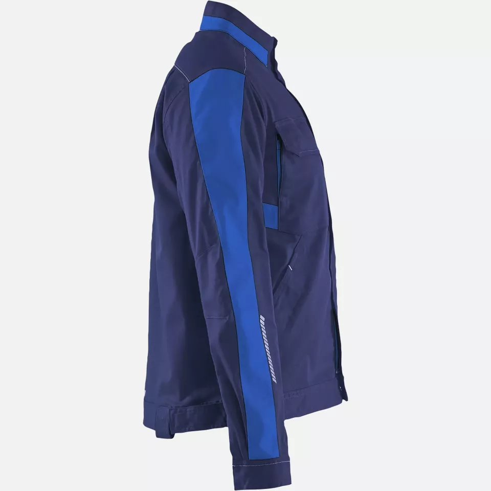 Blaklader 444318328985, Ladies Stretch Industry Jacket, Navy/Royal Blue, image 2, gallery thumbnail