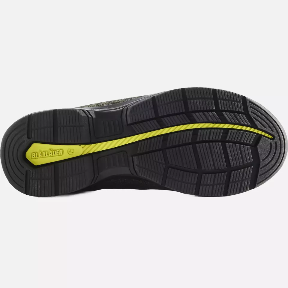 Blaklader 243800009933, CRADLE Safety Shoe, Black/Yellow, image 4, gallery thumbnail