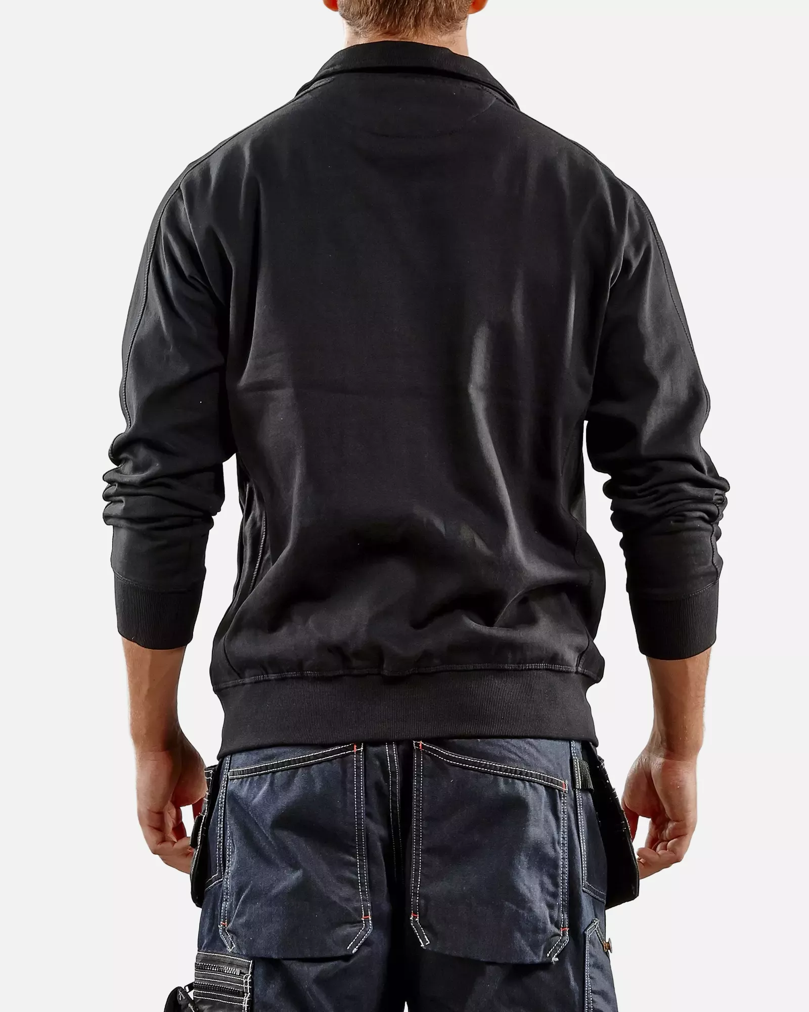 Blaklader 334910489900, Zip Sweatshirt, Black, image 5