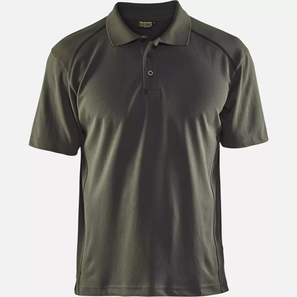 Blaklader 332610514600, UV Protection Polo Shirt, Army Green, image 1, gallery thumbnail
