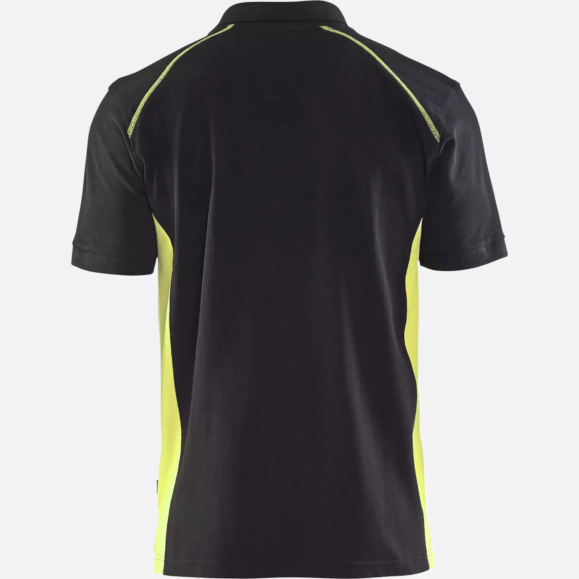 Blaklader 332410509933, Polo Shirt, Black/Yellow, image 4