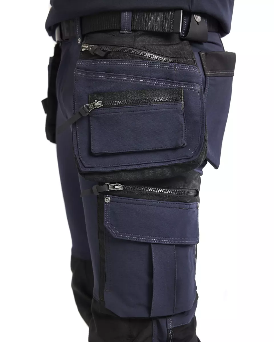 Blaklader 199816448699, X1900 4-Way Stretch Craftsman Work Trousers, Dark Navy/Black, image 8, gallery thumbnail