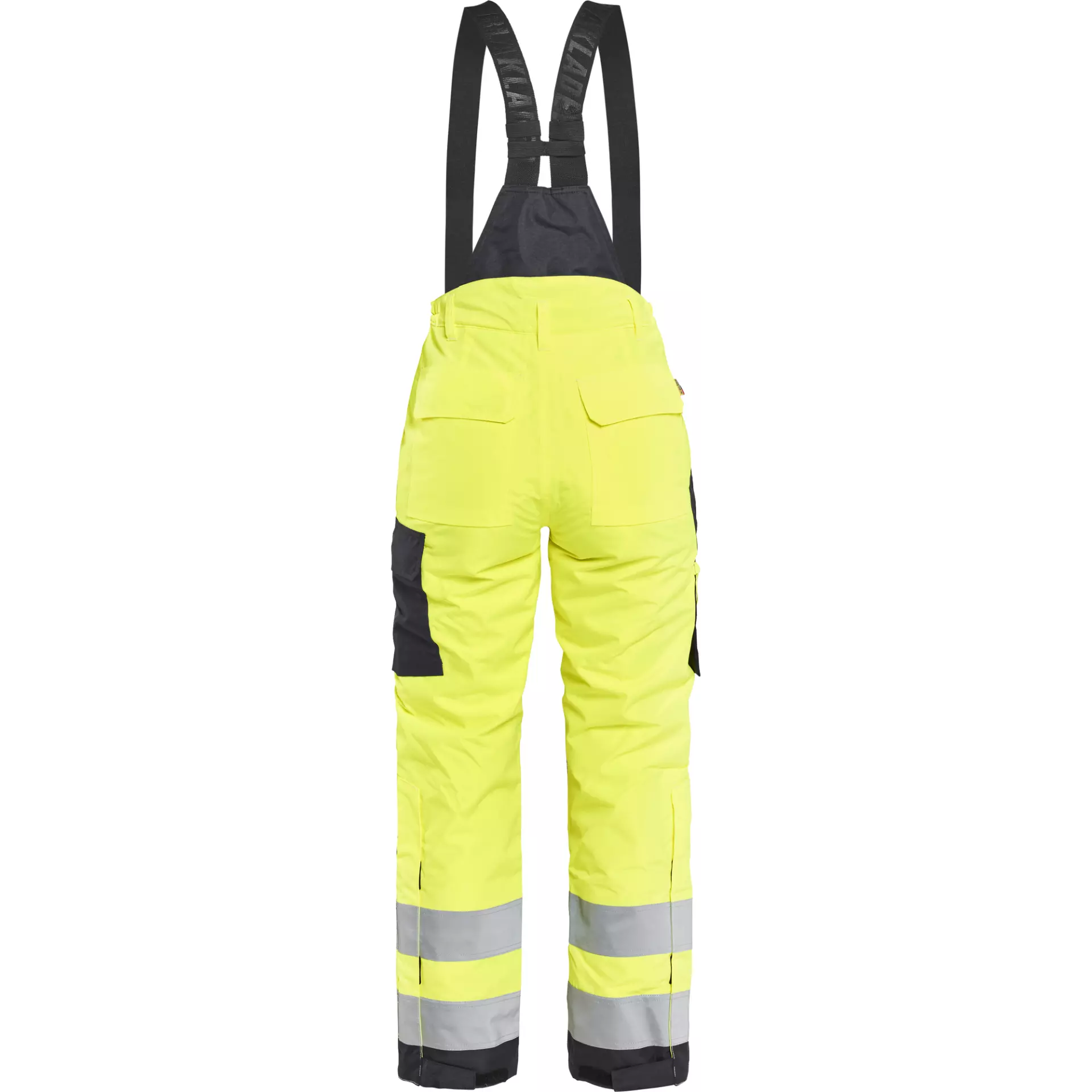 Blåkläder 788519773399, High Vis Ladies Winter Work Trousers, Yellow/Black, image 4