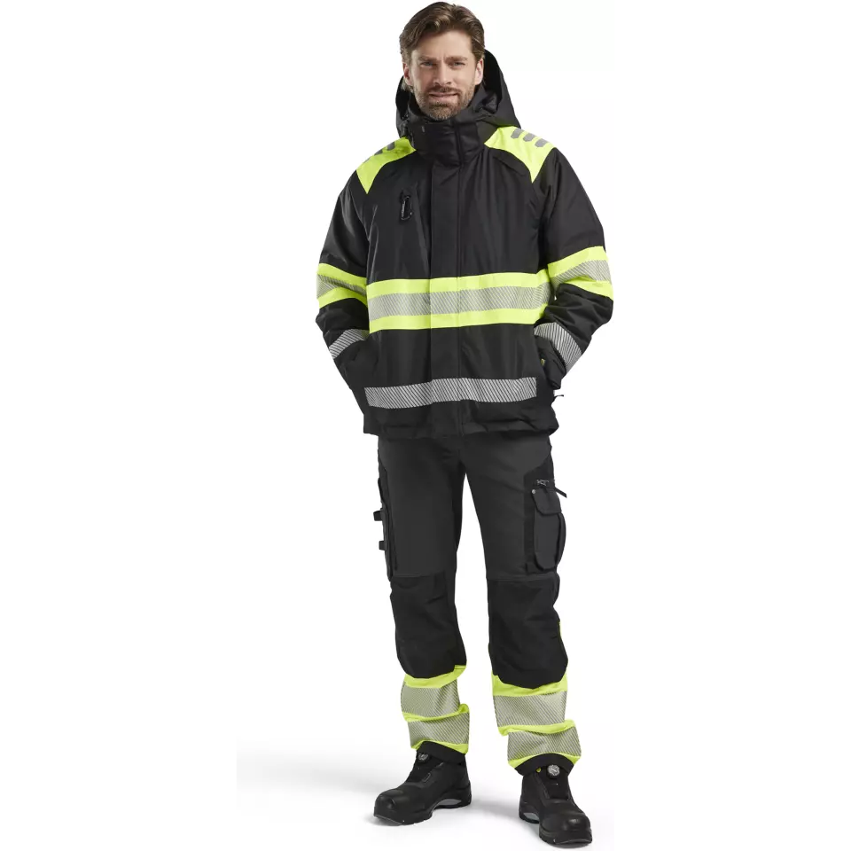 Blaklader 448019779933, High Vis Winterjacke, Schwarz/Gelb, image 5, gallery thumbnail