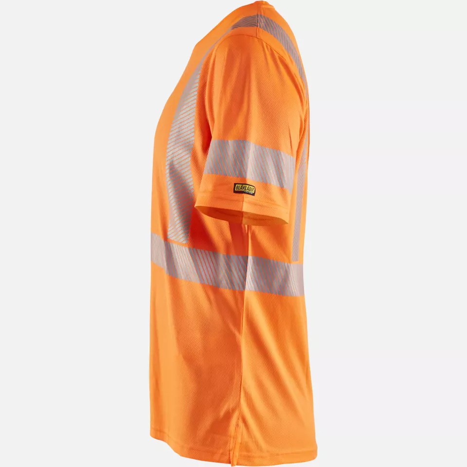Blaklader 333610135300, High Vis Women's UV Protection T-Shirt, Orange, image 3, gallery thumbnail
