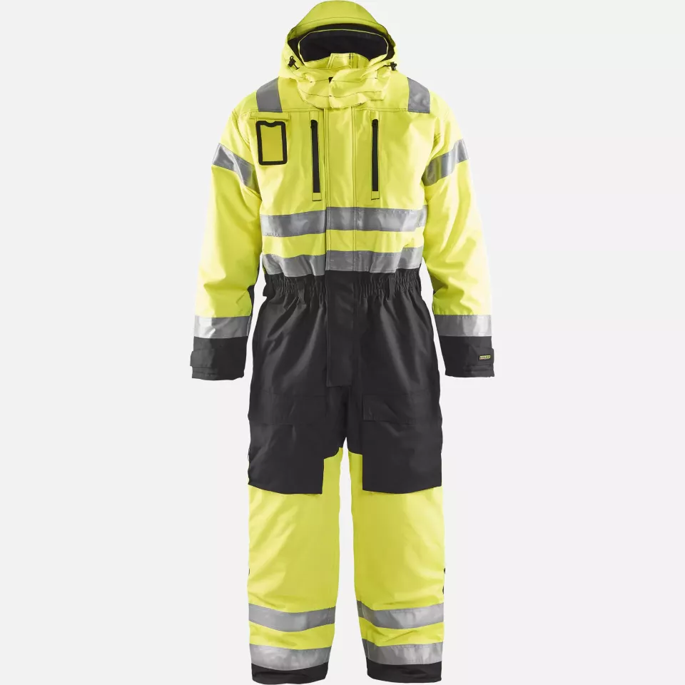 Blaklader 676319773399, High Vis Winter Coverall, Yellow/Black, image 1, gallery thumbnail