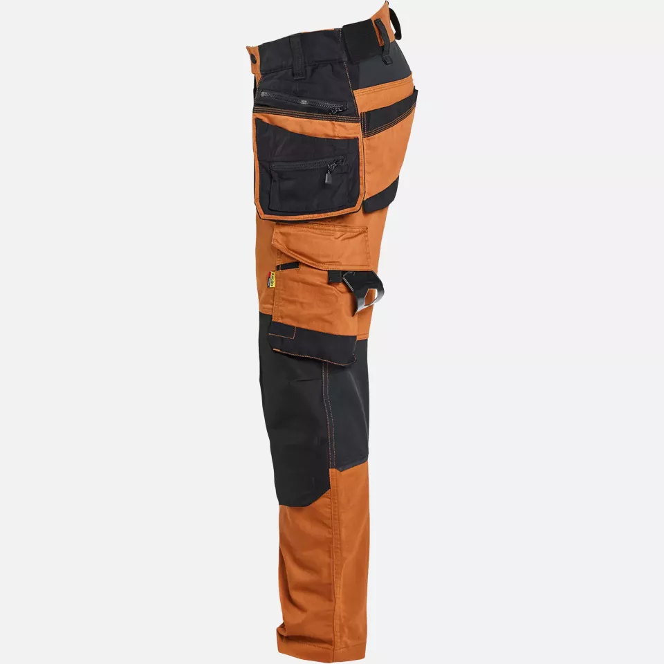 Blaklader 197011494099, STRIKER Stretch Craftsman Work Trousers, Rust/Black, image 3, gallery thumbnail