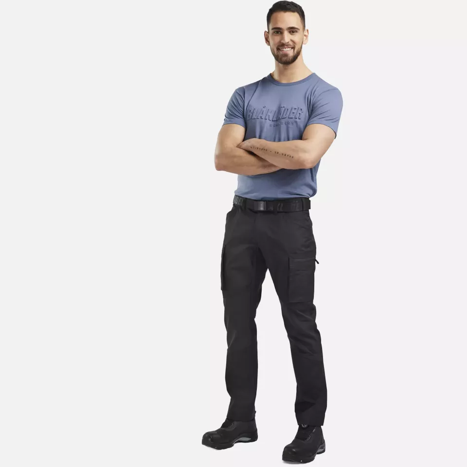 Blaklader 353110428209, 3D T-Shirt, Taubenblau, image 5, gallery thumbnail