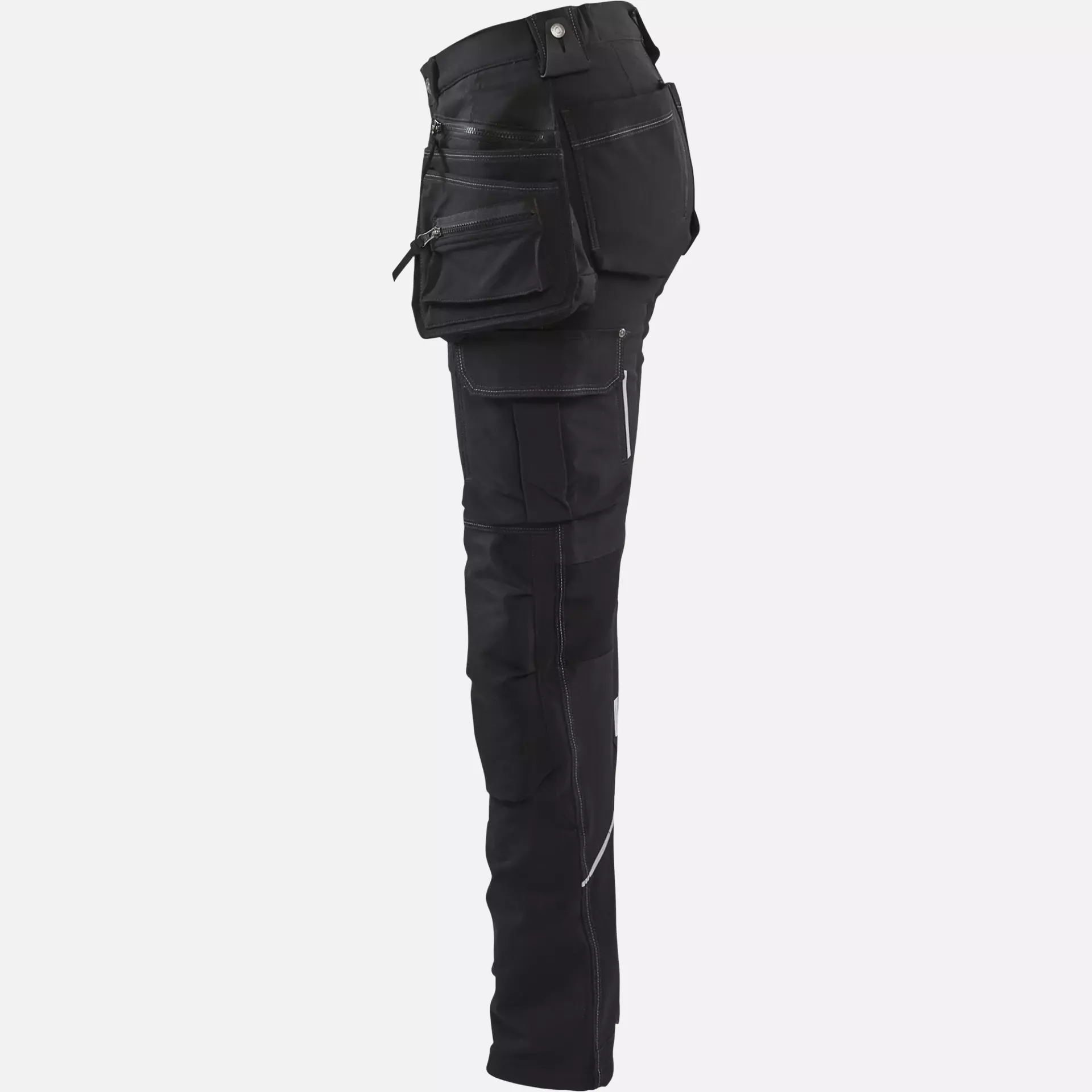 Blaklader 719816449900, Ladies 4-Way Stretch Craftsman Work Trousers, Black, image 3
