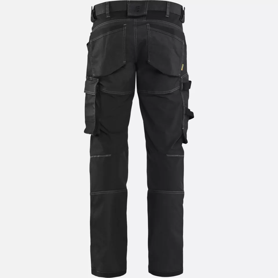 Blaklader 175111419900, Craftsman Work Trousers with Stretch, Black, image 4, gallery thumbnail