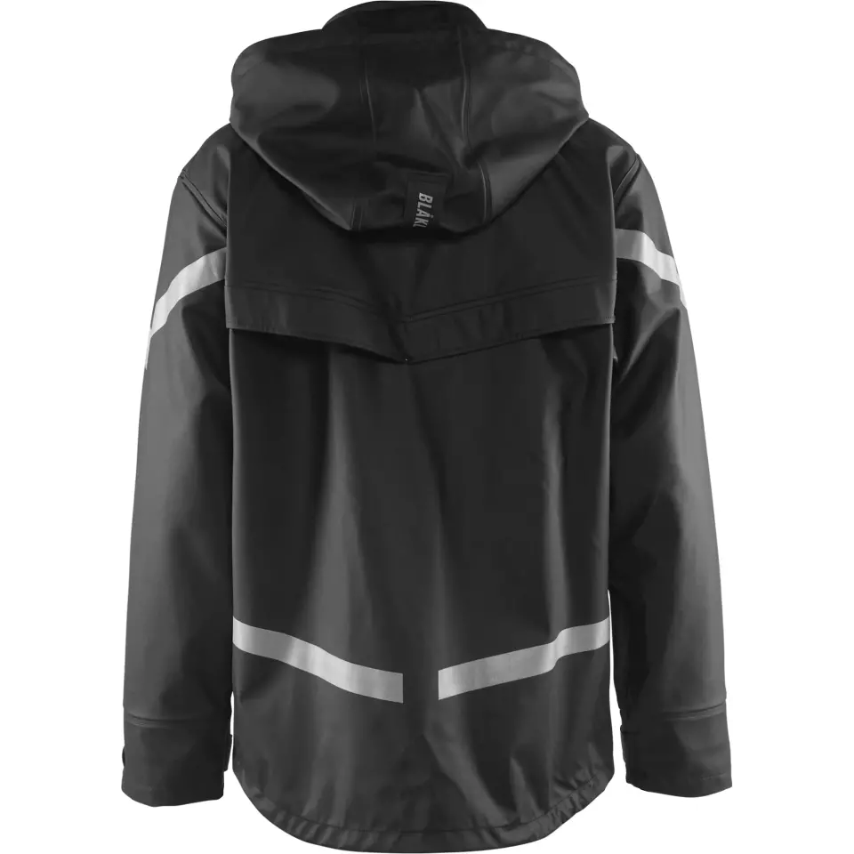 Blåkläder 430520039900, Rain Jacket, Black, image 4, gallery thumbnail