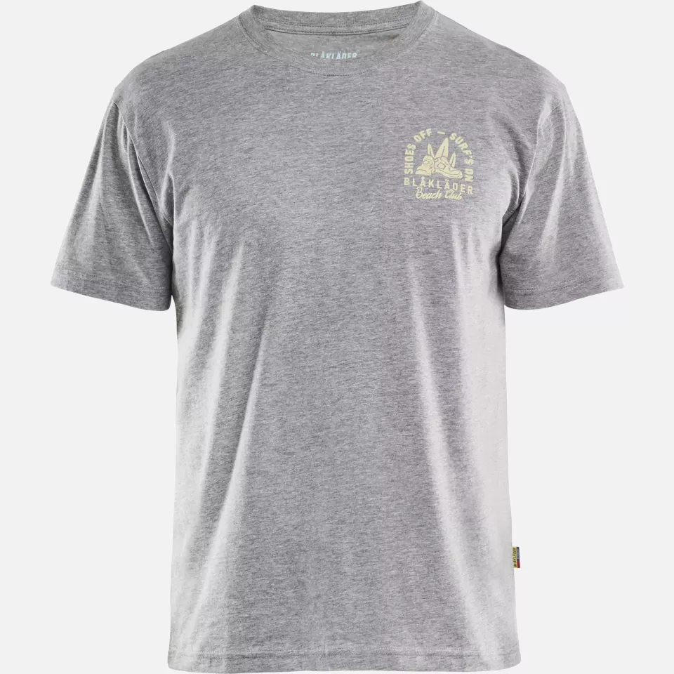 Blaklader 941910439000, Blaklader Beach Club T-Shirt, Grey Melange, image 1, gallery thumbnail