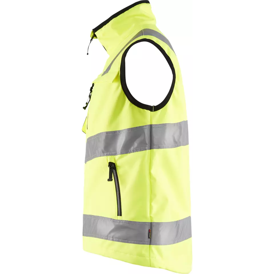 Blåkläder 304925173300, High Vis Softshell Vest, Yellow, image 3, gallery thumbnail