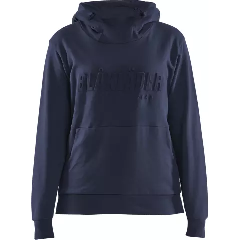 Blaklader 3D Women's Hooded Sweatshirt, Dark Navy Blue