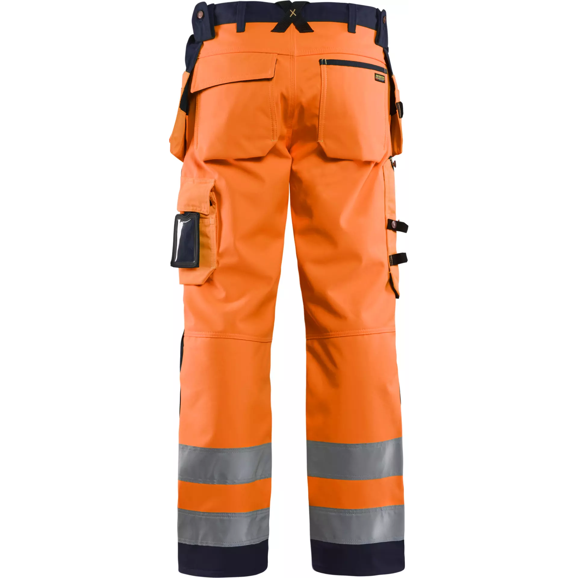 Blåkläder 156725175389, High Vis Softshell Arbeitshose, Orange/Marineblau, image 4