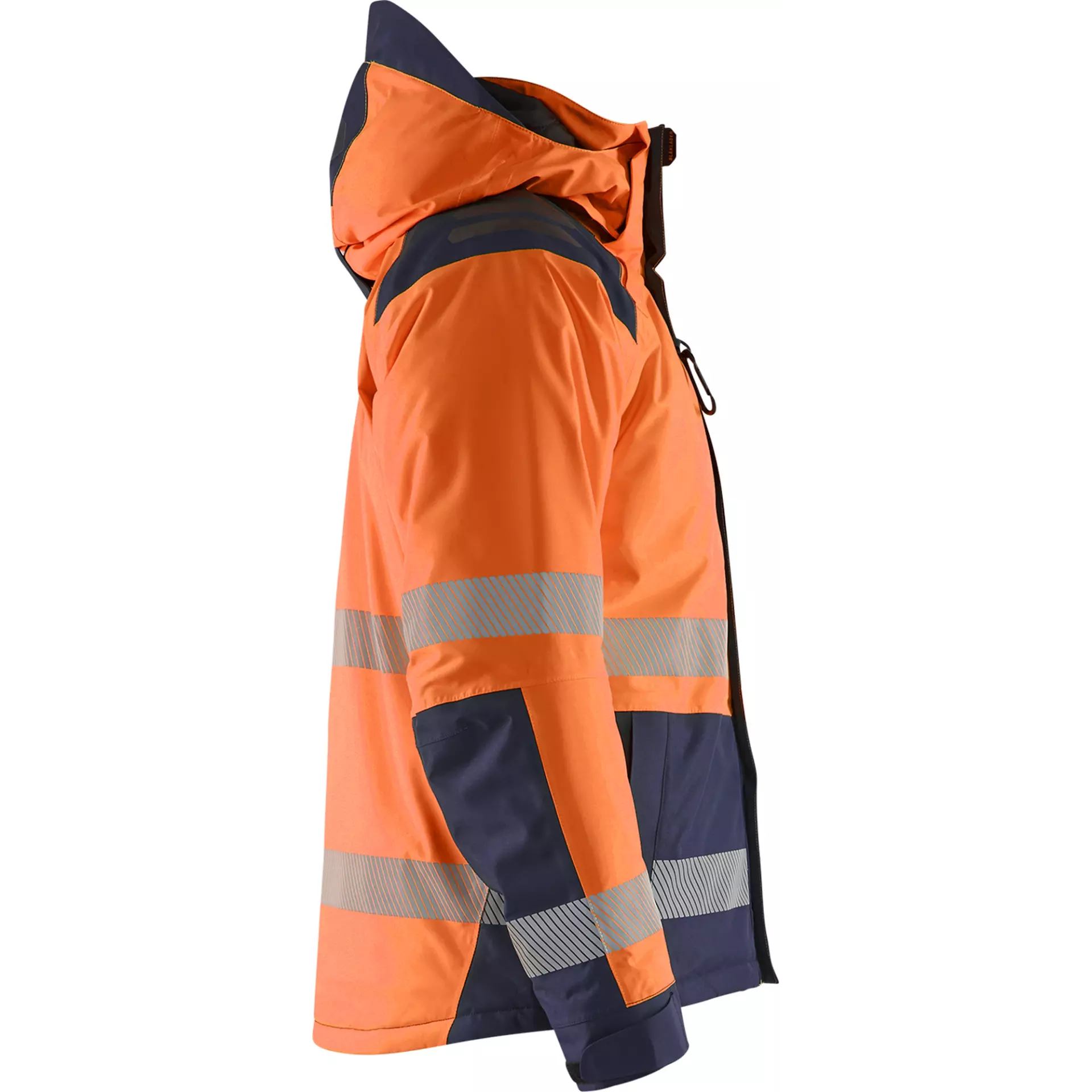 Blaklader 445519875389, High Vis Winter Jacket, Orange/Navy Blue, image 2