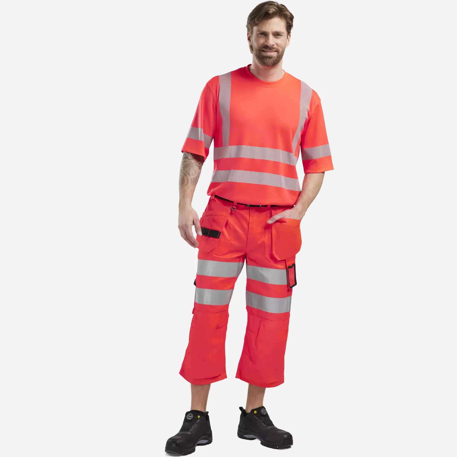 Blaklader 352225375500, High Vis T-Shirt, Red, image 5