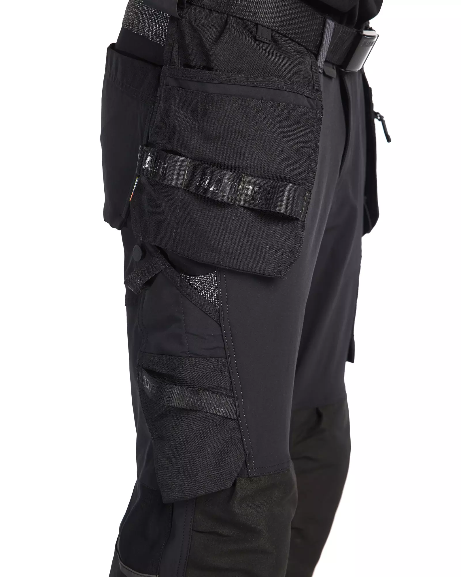 Blaklader 152116459998, 4-Way Stretch Craftsman Pirate Trousers, Black/Dark Grey, image 6