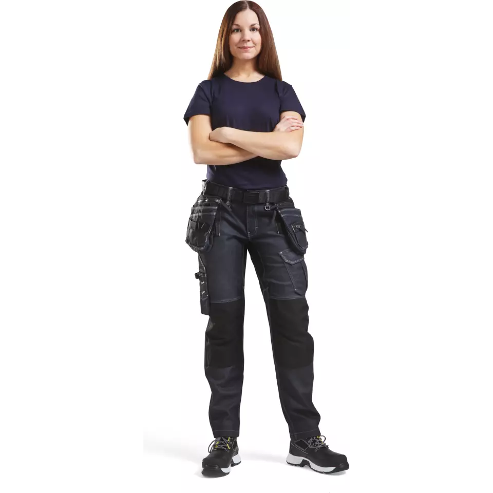 Blaklader 333410428600, Ladies T-Shirt, Dark Navy Blue, image 5, gallery thumbnail