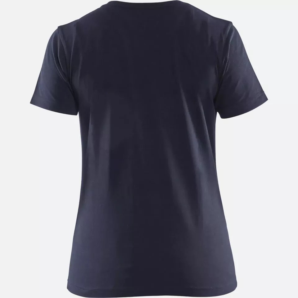 Blaklader 347910428699, Women's T-Shirt, Dark Navy/Black, image 4, gallery thumbnail